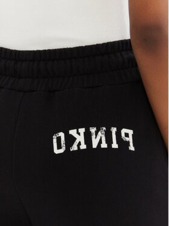 PINKO Spodnie dresowe 100371 A2BZ Czarny Regular Fit