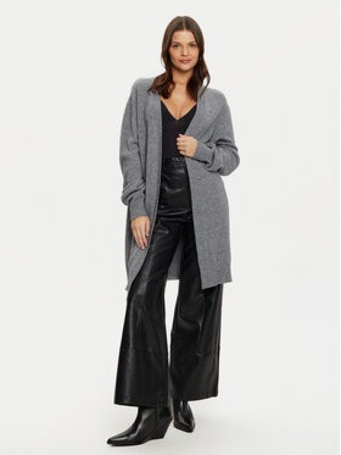 Kontatto Kardigan 3M0143 Szary Relaxed Fit