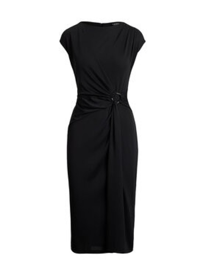 LAUREN RALPH LAUREN Sukienka koktajlowa 200973601001 Czarny Slim Fit