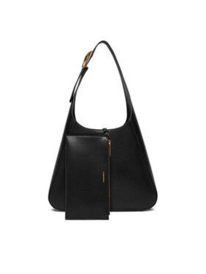 Calvin Klein Torebka Hardware Adj Strap Medium Bag LV04F3402G Czarny