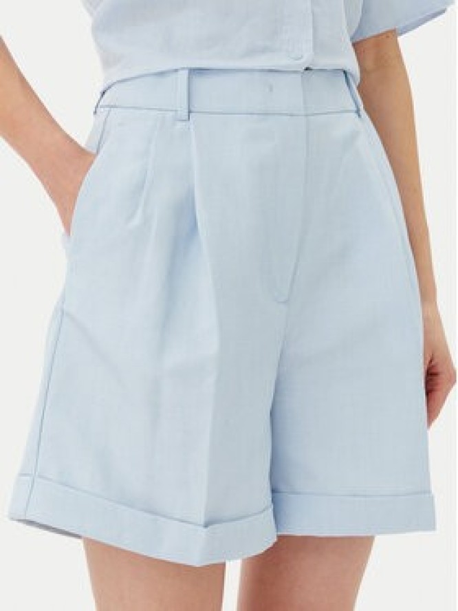 Tommy Hilfiger Szorty materiałowe WW0WW44767 Błękitny Regular Fit