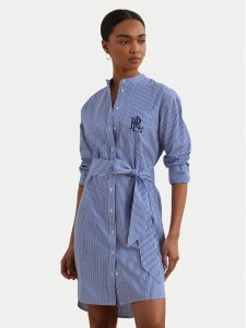 LAUREN RALPH LAUREN Sukienka koszulowa 200963845001 Niebieski Straight Fit