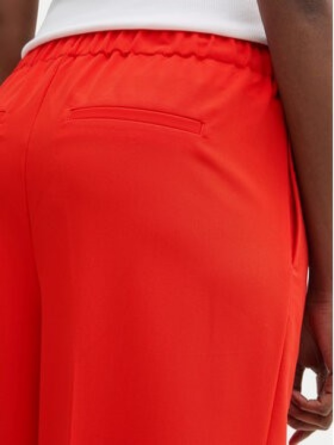 Tom Tailor Denim Spodnie materiałowe 1045693 Czerwony Regular Fit