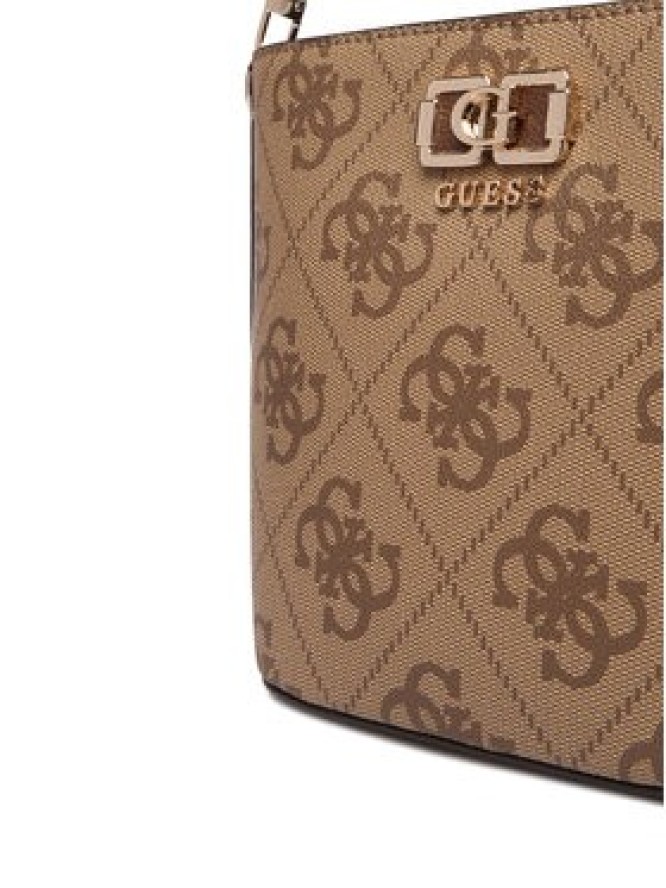 Guess Torebka Karnilla Logo HWOS99 01010 Brązowy