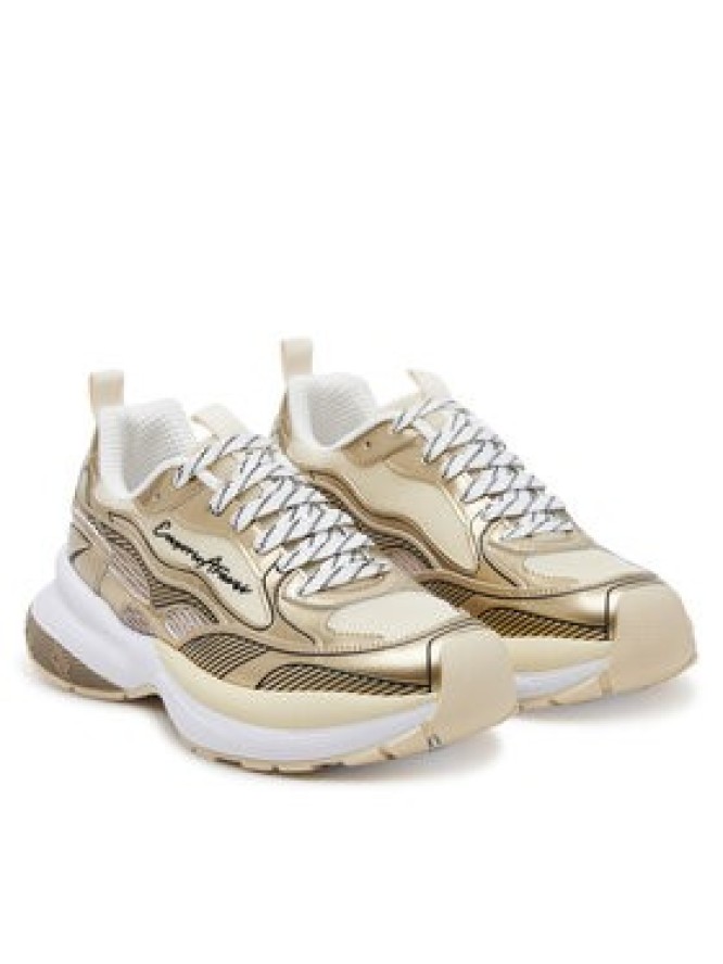 Emporio Armani Sneakersy X3X238 XR388 00194 Złoty