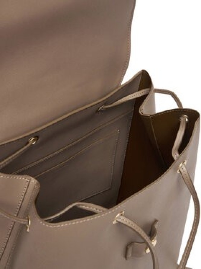 Calvin Klein Plecak Foil Logo Large Flap Backpack LV04F3505G Brązowy