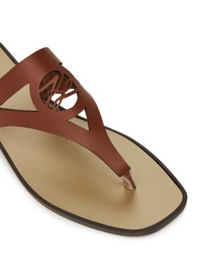 KARL LAGERFELD Japonki Skoot II KL80407 Brązowy