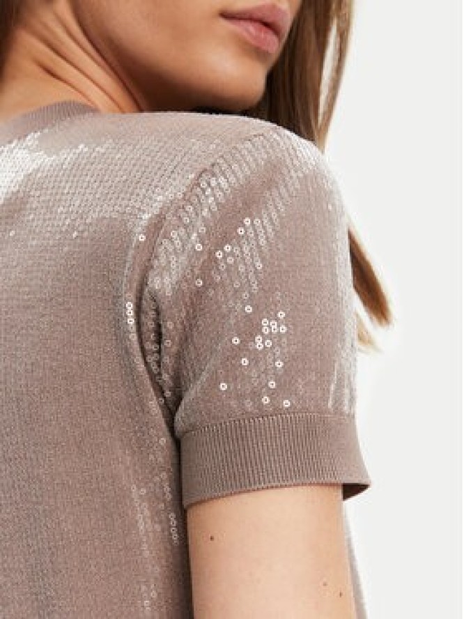 Guess Sweter W5YR21 Z3E70 Brązowy Regular Fit