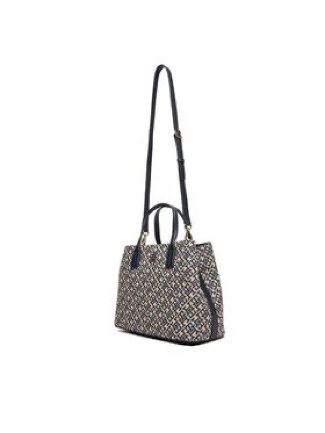 Tommy Hilfiger Torebka Th Jacquard Satchel AW0AW17444 Granatowy
