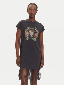 Noisy May Tunika Fever 27033853 Szary Relaxed Fit