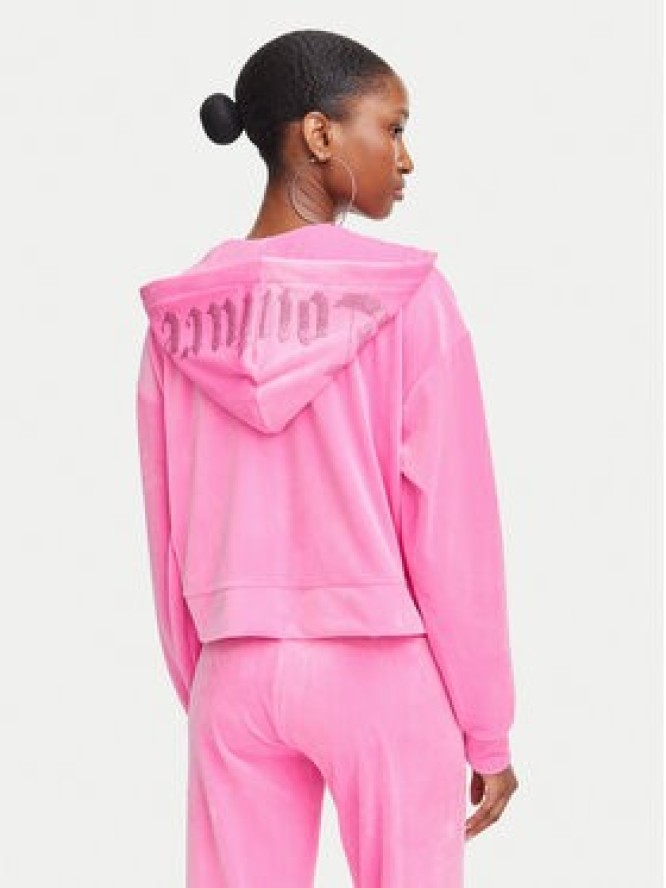Juicy Couture Bluza Old Gothic JCWAS226333 Różowy Slim Fit