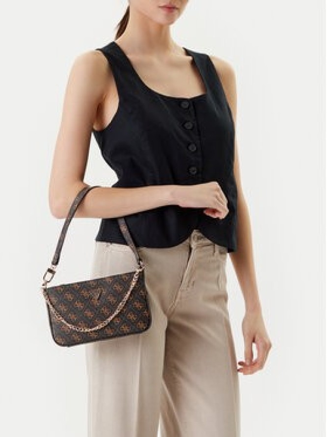 Guess Torebka Noelle II Mini HWQG96 72720 Brązowy