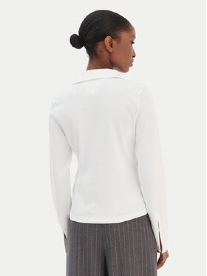 Tommy Hilfiger Bluzka Modern Cody WW0WW47850 Biały Slim Fit