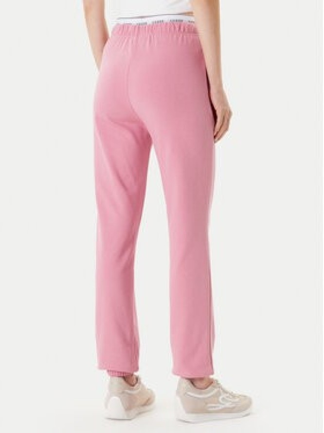 Guess Spodnie dresowe O5RB01 KCO31 Różowy Regular Fit