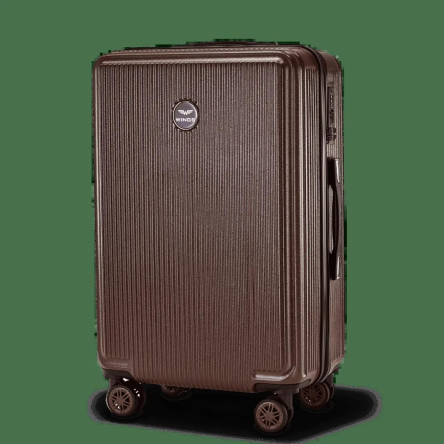 Walizka średnia Wings PC African Eagle 2.0 24" Chocolate Brown