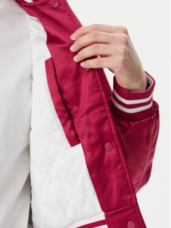Tommy Jeans Kurtka bomber Satin Coach DW0DW20229 Różowy Regular Fit