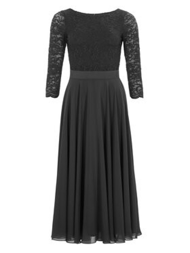 Swing Sukienka koktajlowa 77761710 Czarny Regular Fit