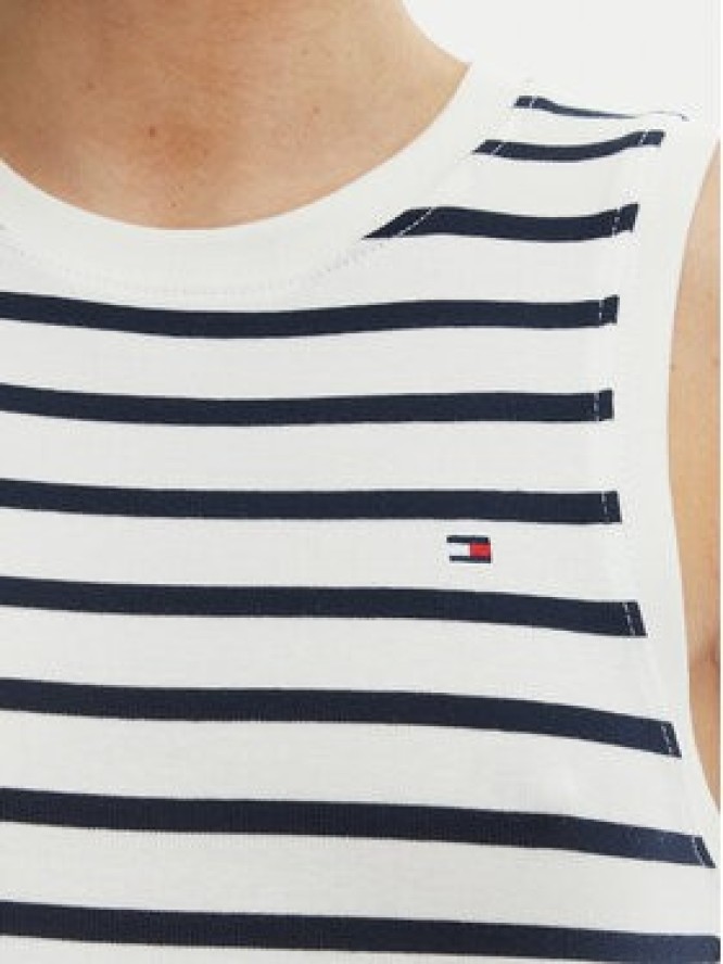 Tommy Hilfiger Top WW0WW47806 Écru Slim Fit