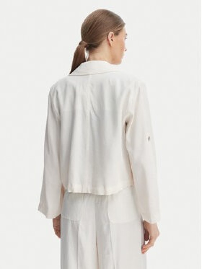 Marella Koszula Palchi 2613041015 Écru Regular Fit