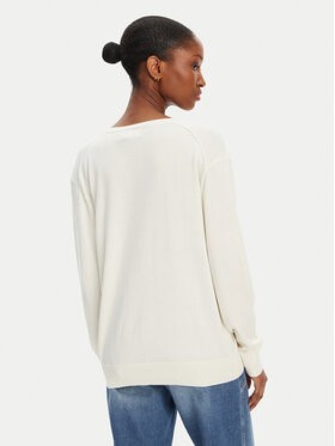 Polo Ralph Lauren Sweter 211972105002 Écru Straight Fit