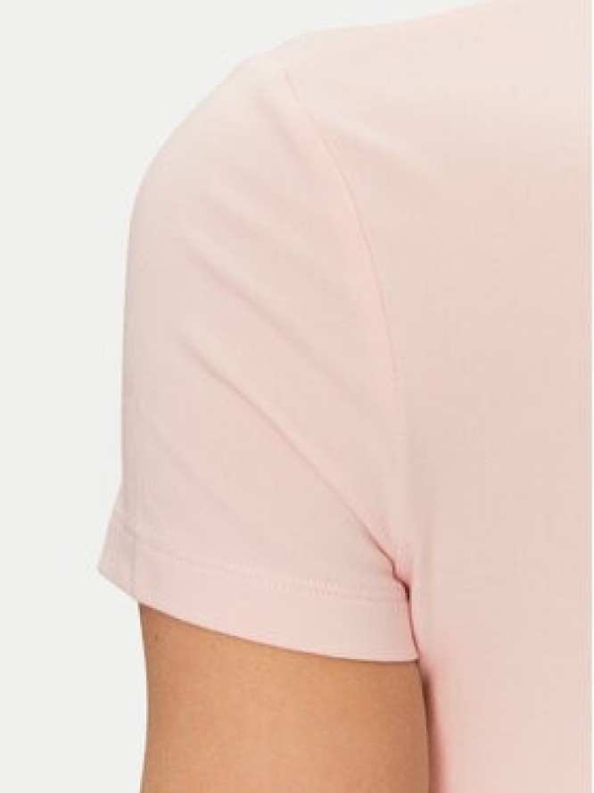 Guess T-Shirt W5GI04 J1314 Różowy Slim Fit