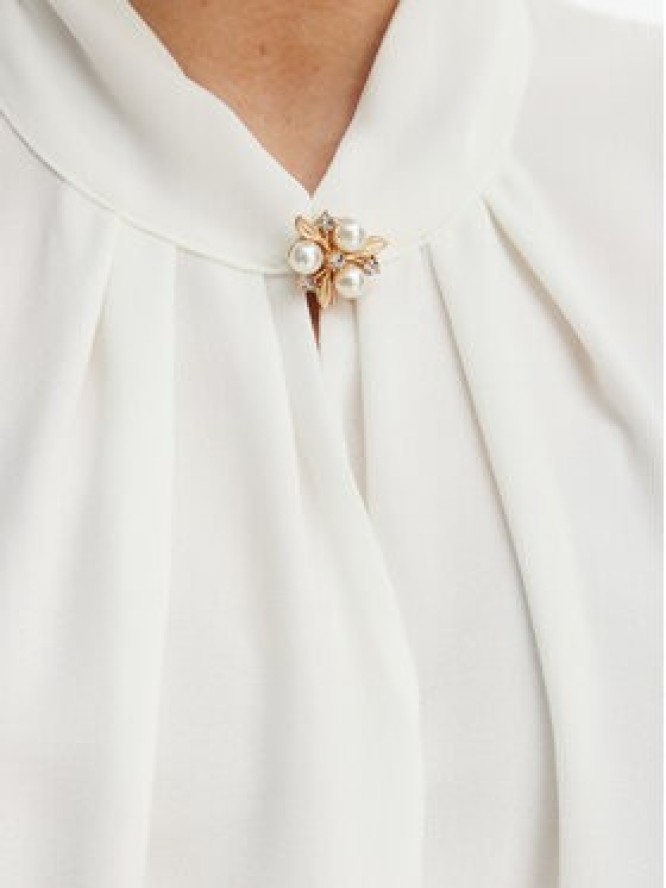 Rinascimento Bluzka CFC0127646003 Biały Regular Fit