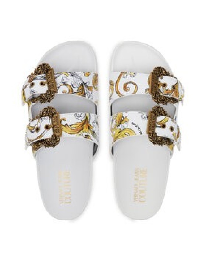 Versace Jeans Couture Klapki 78VA3SM1 ZS366 G03 Biały