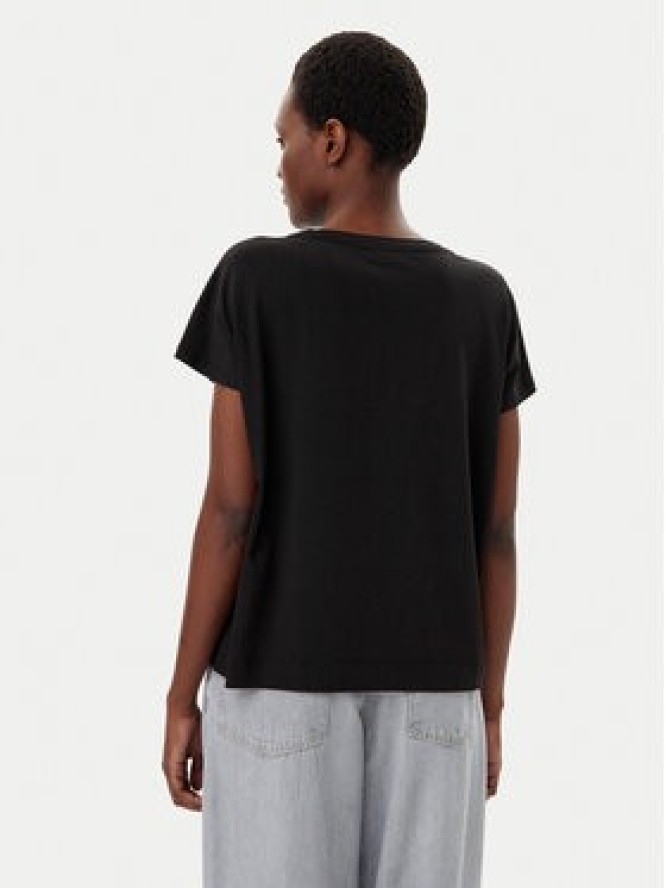 Liu Jo Sport T-Shirt TA5268 JS005 Czarny Regular Fit