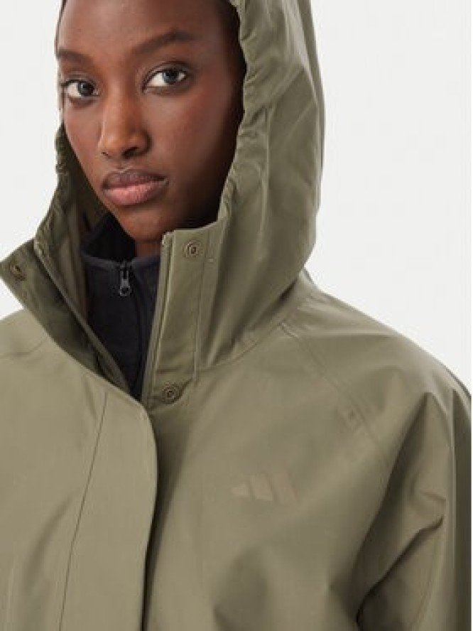 adidas Wiatrówka Essentials KF2716 Khaki Regular Fit