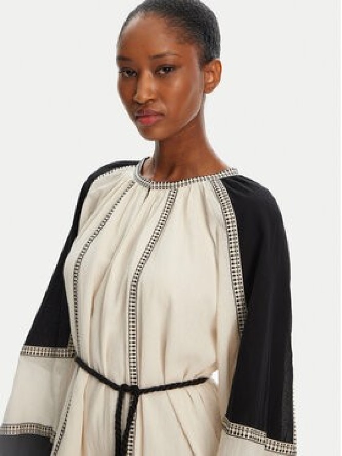 Devotion TWINS Sukienka codzienna Emphasis 025.301G Écru Loose Fit