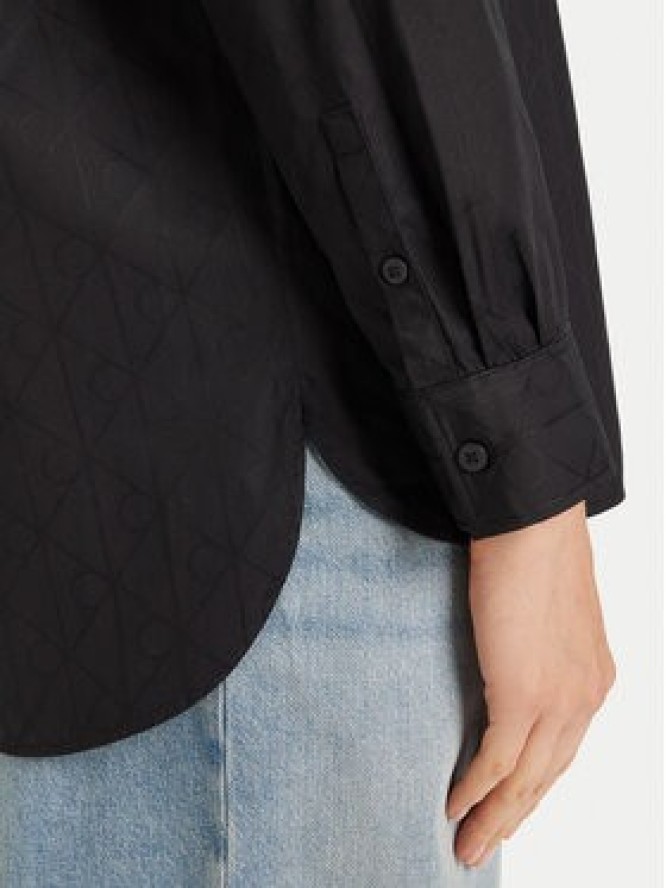 Calvin Klein Jeans Koszula LV044D167G Czarny Relaxed Fit