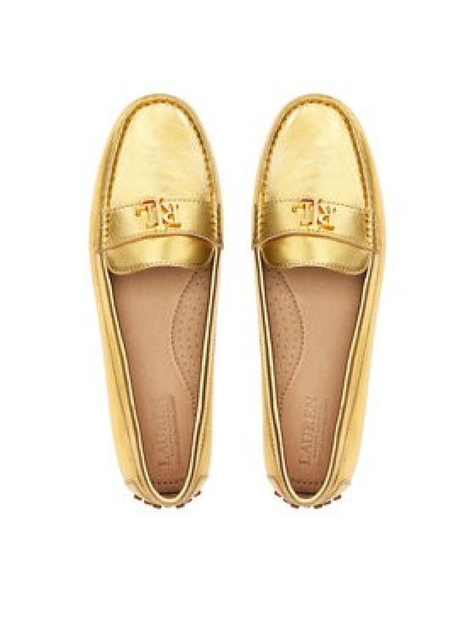 LAUREN RALPH LAUREN Mokasyny 802959222001 Złoty