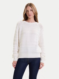 Mustang Sweter Silas 1016782 Écru Regular Fit