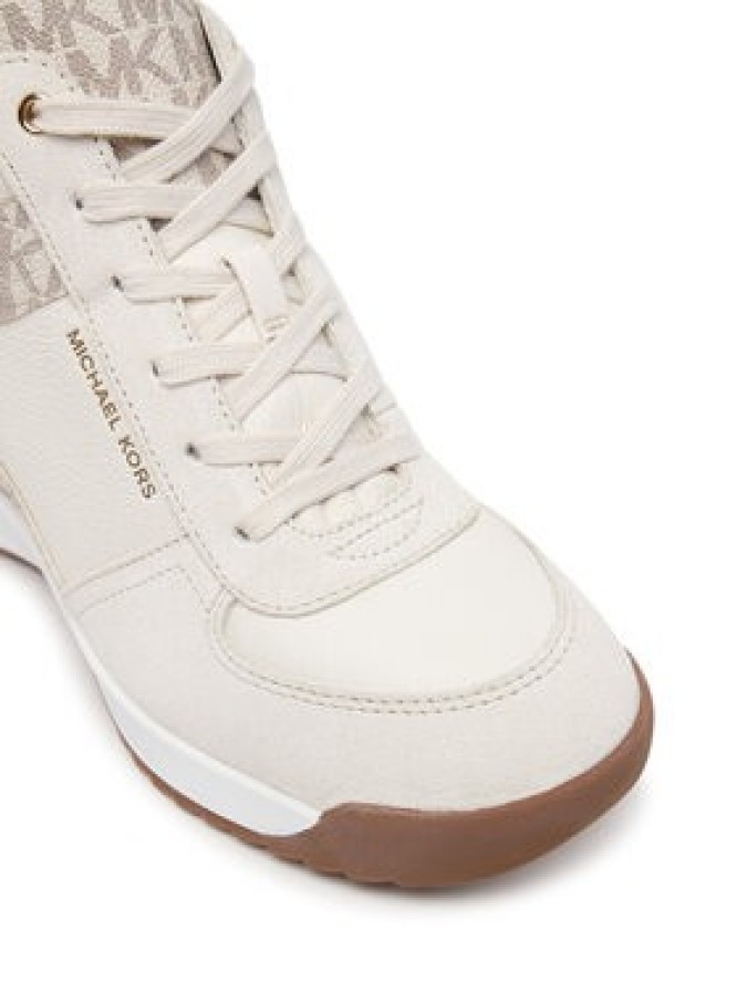 MICHAEL Michael Kors Sneakersy Nikko S2 Wedge Trainer 43F6NKFS4S Kremowy