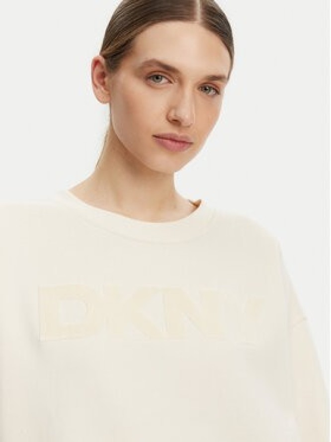 DKNY Sport Bluza DP5T1140 Écru Regular Fit