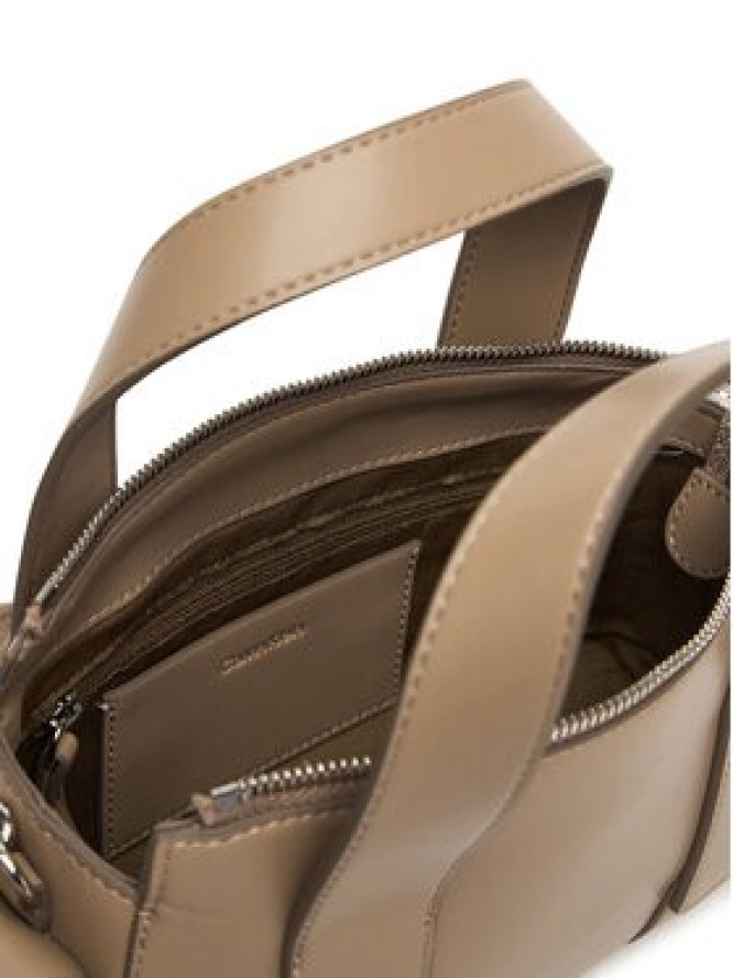 Calvin Klein Torebka Webbing Strap Pocket Bag LV04F3291G Beżowy