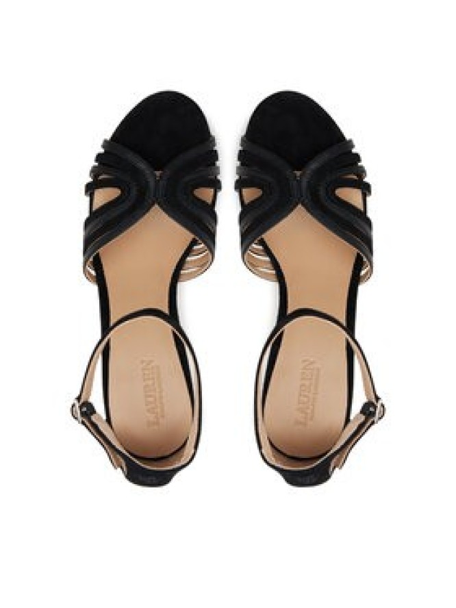 LAUREN RALPH LAUREN Sandały Allie 802966856003 Czarny