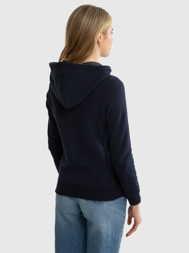 Bluza damska z kapturem granatowa Laurisana 403