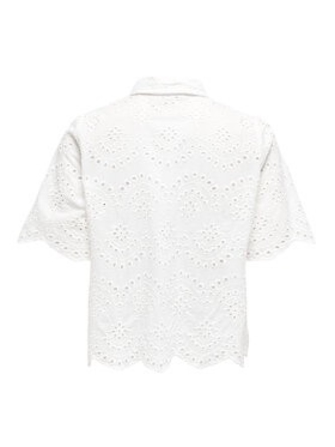 ONLY Koszula Valais 15351106 Kremowy Regular Fit