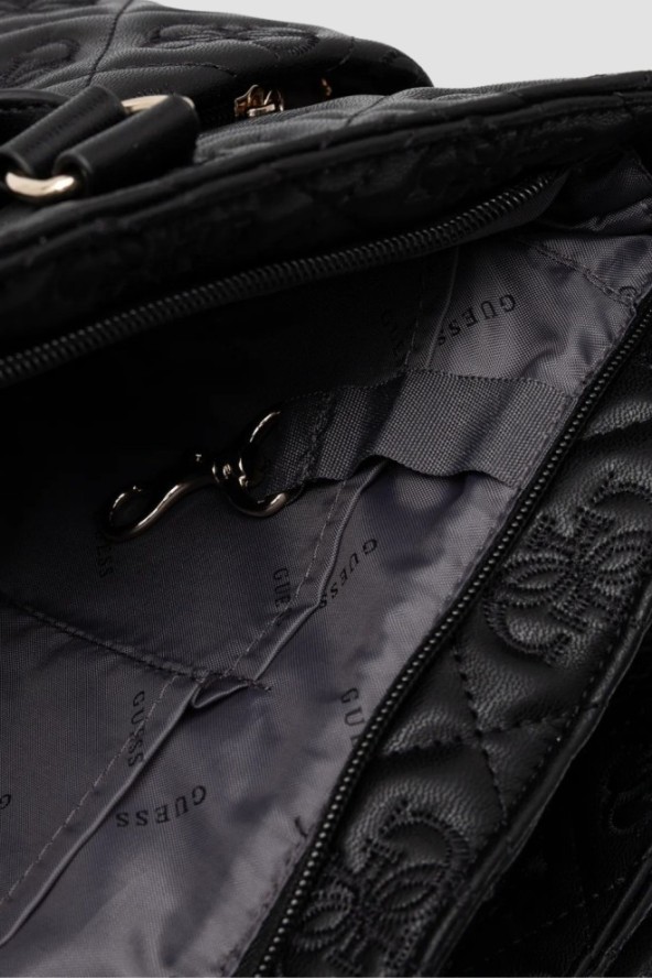 GUESS Czarna damska podróżna torebka Adelasia