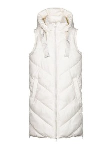 Herrlicher Kamizelka pikowana w kolorze kremowym rozmiar: XS