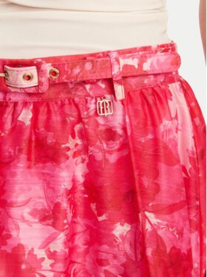 Fracomina Spódnica trapezowa FR25SG2012W775U6 Różowy Flare Fit