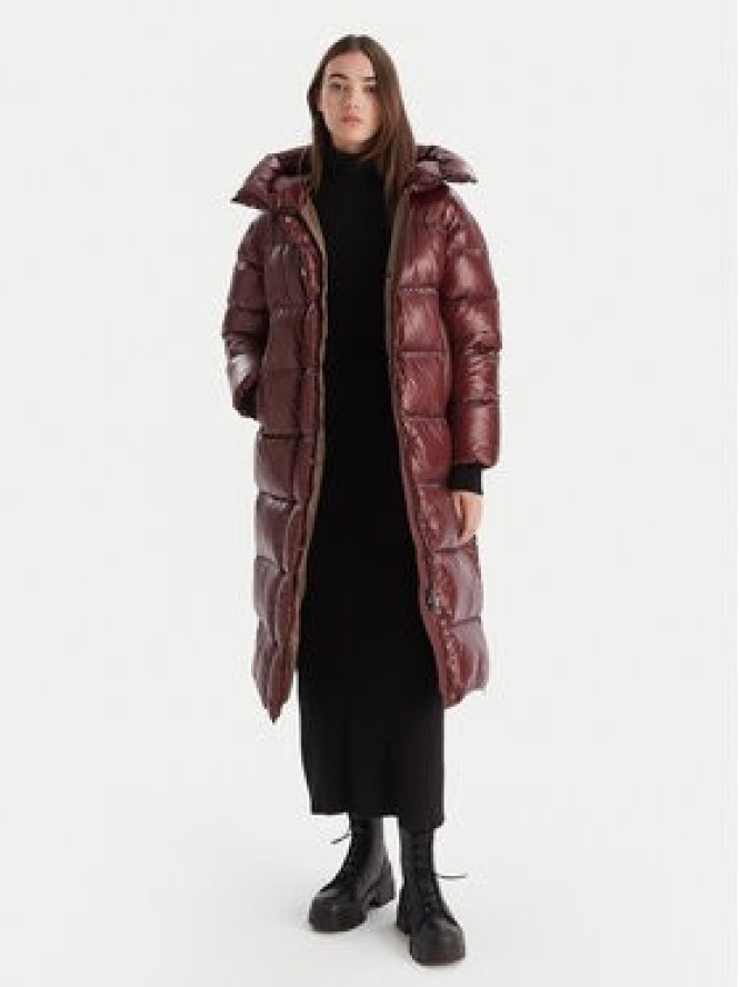 Hetregó Kurtka puchowa 8P781 25WD24 Bordowy Regular Fit