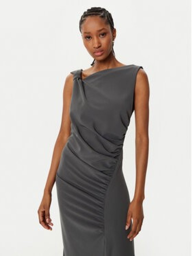 Imperial Sukienka koktajlowa AFATIKP Szary Slim Fit