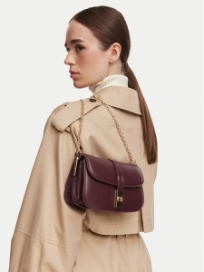 Tommy Hilfiger Torebka Th Heritage Chain Crossover AW0AW19319 Bordowy