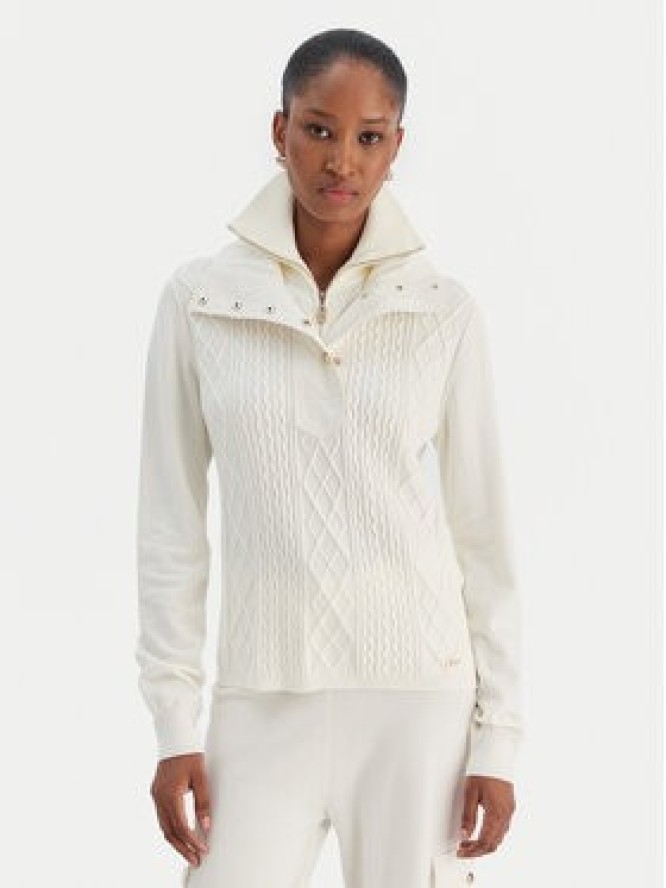 Liu Jo Sport Sweter TF5039 MS75L Écru Regular Fit