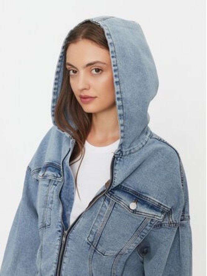 Noisy May Kurtka jeansowa Alviva 27028452 Niebieski Relaxed Fit