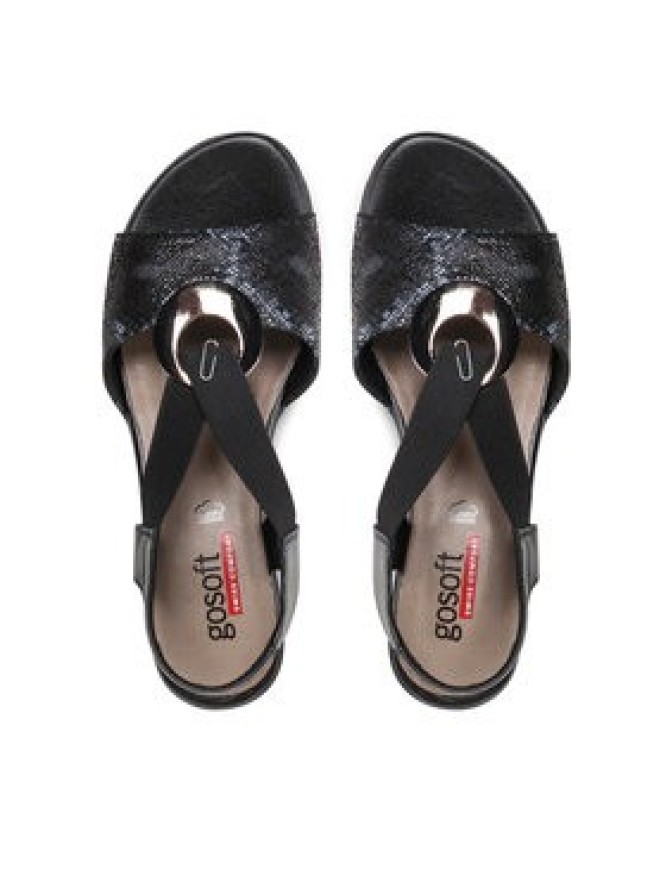 Go Soft Sandały WI23-BETTY-06 Czarny