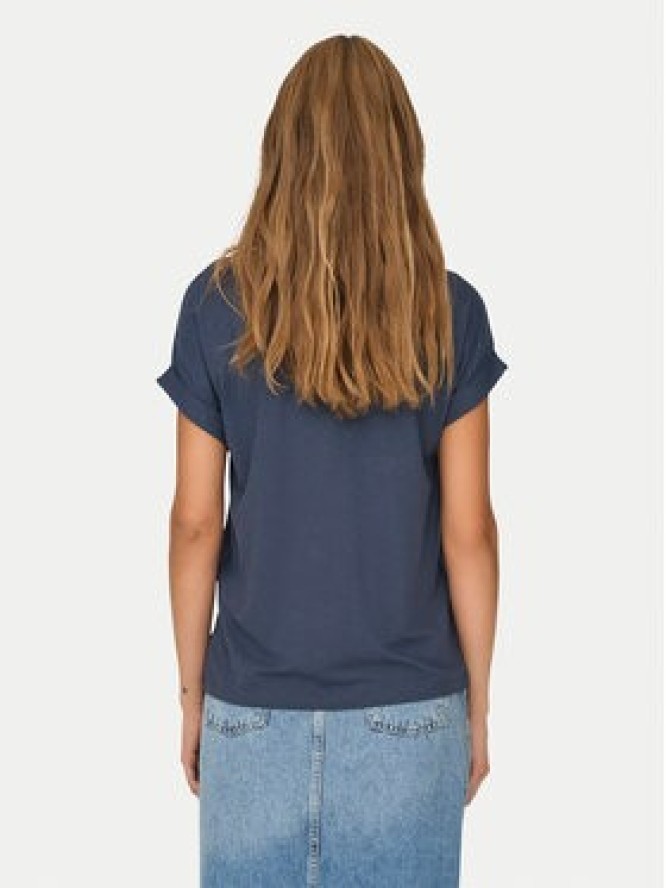 ONLY T-Shirt Moster 15106662 Granatowy Loose Fit