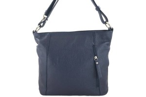 Worek skórzany BARBERINI'S granatowy 861-4